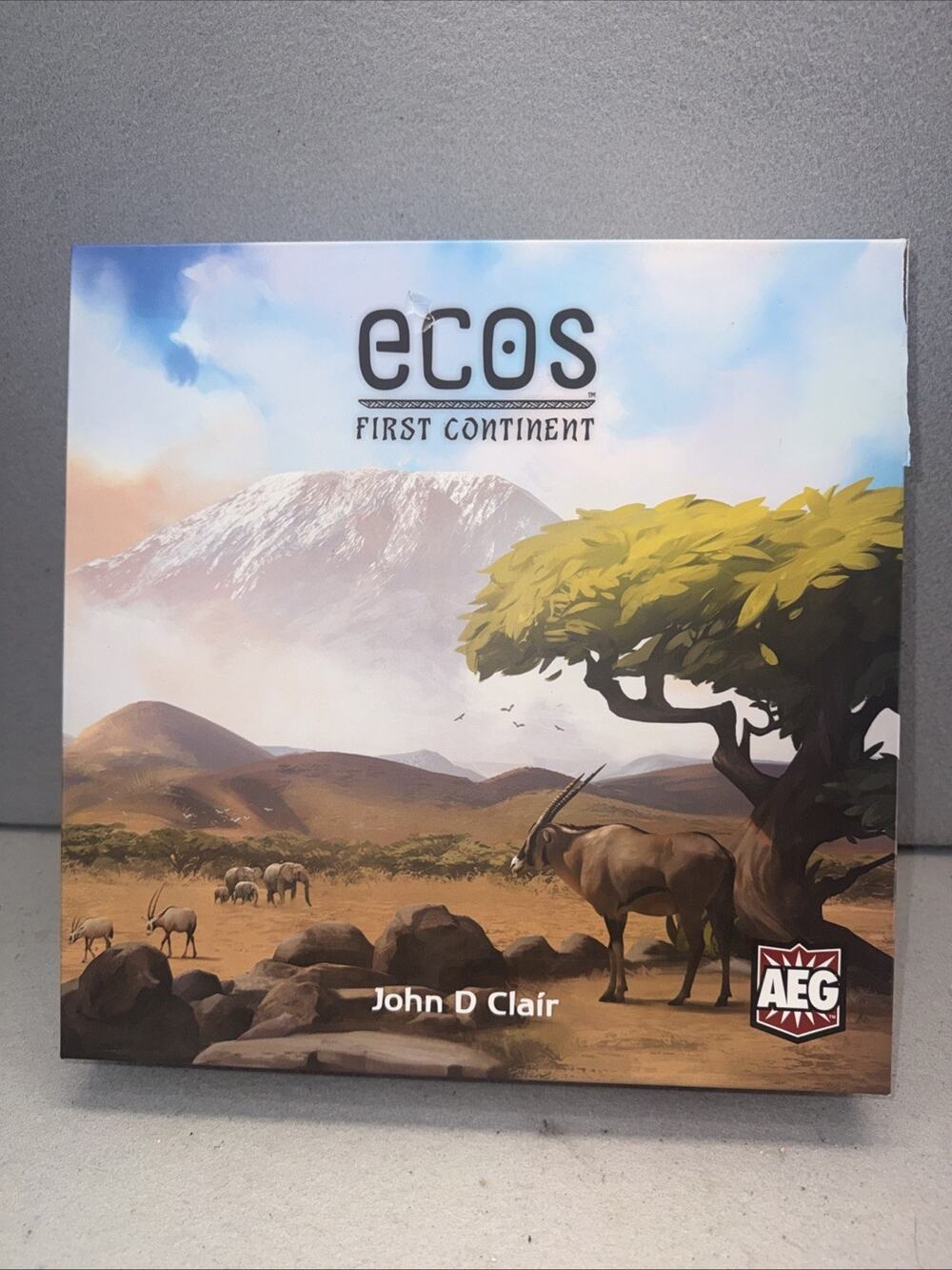 Ecos First Continent Board Game AEG John D Clair New Open Box Complete